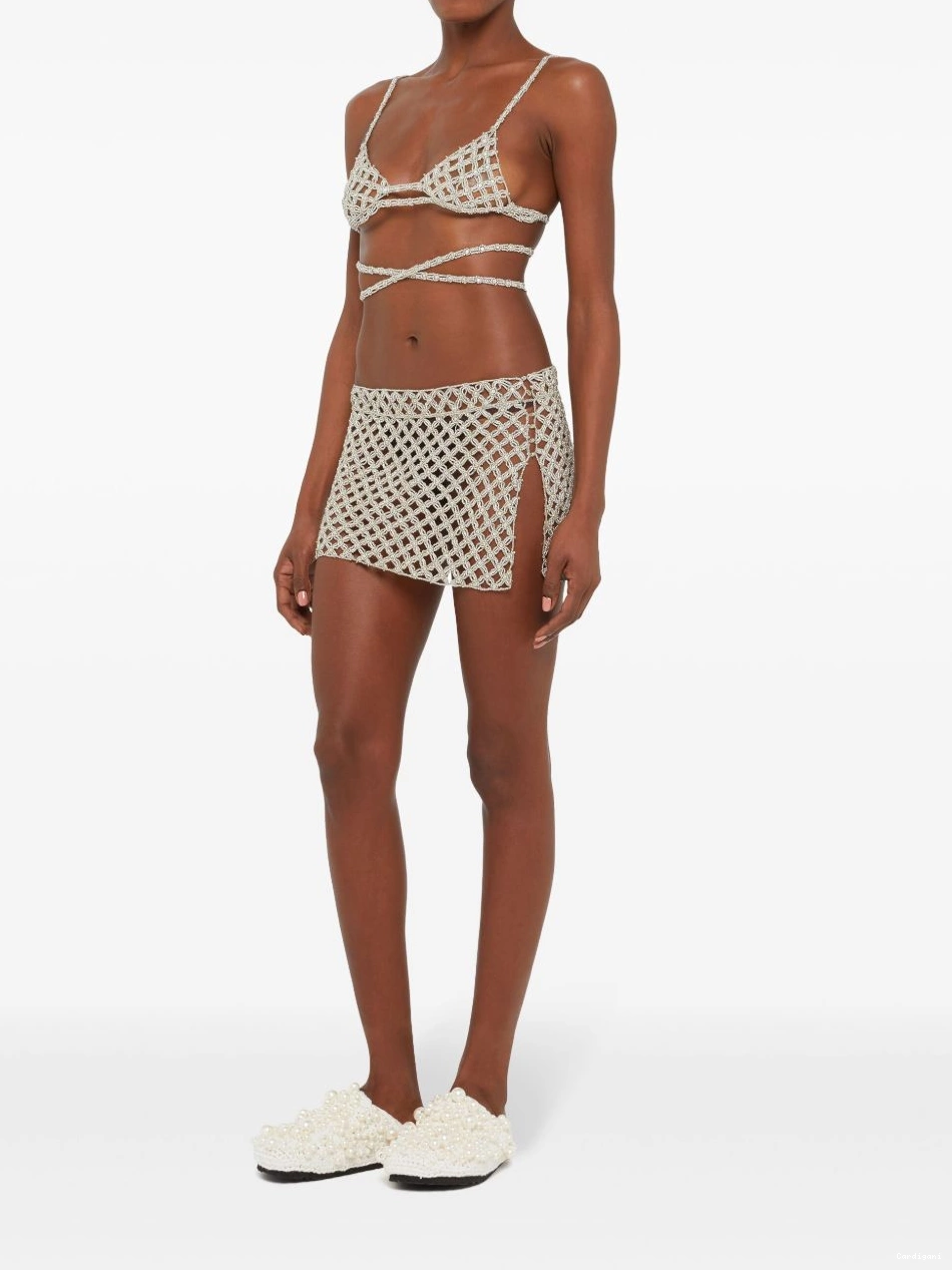Cheap bra lace-up Women Alanui triangle 0414